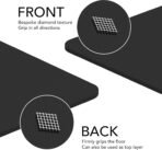 Large Workout Mat - 10mm Extra Thick Exercise Mat & Wide Yoga Mat, 72"x32" - Image 4