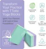 Yoga Blocks 2 Pack with Strap and Guide – Soft Non-Slip EVA Foam Blocks - Image 3