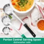 Reallnaive 6 Pcs Portion Control Serving Spoons, 3 Size - Image 5