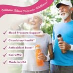 Blood Pressure Support Supplement - 13 Herbs & Vitamins - with Hawthorn, Hibiscus, Garlic & Olive Leaf Extract - Natural Supplement for Women & Men - High Strength Capsules - Non-GMO - 90 Day Supply - Image 4
