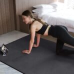 Hatha Yoga Large TPE Yoga Mat 6'x4'x1/2" Extra Thick Non-Slip Exercise Mat - for Yoga Pilates & Home Gym Workouts - Image 3