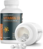 Bronson Vitamin D3 5000iu (125mcg) Non-GMO Gluten-Free Soy-Free 360 Tablets - Image 6