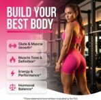 Creatine for Women | Creatine Monohydrate + BCAA Powder Myo-Inositol Collagen Biotin Hyaluronic Acid Folate L Glutamine Vitamin D3 Iron Zinc D-Chiro-Maca Digestion Shelf Builder By Clean Nutra - Image 2