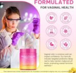 Feminine Probiotics Gummies,Vaginal Women Probiotic,Feminine Balance pH Gummies for Healthy Odor,Improve Immune,Support Vaginal Health,with Slippery Elm(60 Gummies) - Image 2