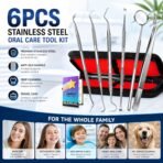 G.CATACC Dental Pick Tools, Plaque Tartar Remover for Teeth Cleaning Kit - Image 2