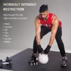 GXMMAT Large Exercise Mat 6'x4'/6'x5'/6'x6'(7mm) - Image 2