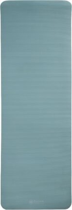 Gaiam Thick Yoga Mat, Exercise & Fitness Mat with Easy-Cinch Carrying Strap - Image 2