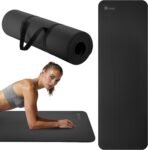 KEEP Extra Thick NBR Yoga Mat for Women & Men, 10mm Thick, 72”x32” Large Exercise Mat with Non-Slip Workout Mat for Yoga, Pilates, Stretching, Meditation – Wide & Cushioned Fitness Mat - Image 2