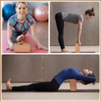Leitee 4 Pcs Cork Yoga Blocks, 9 x 6 x 4 in Non Slip Bricks - Image 2