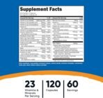 Nutricost Multivitamin for Men 120 Capsules, Vitamins and Minerals - Image 2