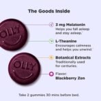 OLLY Sleep Support Gummy Supplement,* 3 mg Melatonin - 120 Count Pouch - Image 2