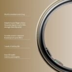 Oura Ring 5 Smart Wearable - Gold - Size 8 - Fitness & Sleep Tracker - Image 2
