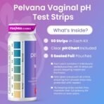Pelvana Vaginal pH Test Strips (50) at-Home BV & Yeast Infection Test Kit - Image 2