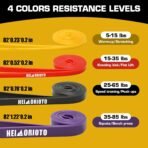 Resistance Bands, Pull Up Assistance for Men/Women, Exercise Bands, Workout Bands for Body Stretching, Physical Therapy, Muscle Training - Image 2