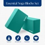 Tumaz Non-Slip Yoga Blocks，High-Density EVA Foam 2 Pack for Yoga & Pilates - Image 2