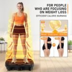 Vibration Plate Exercise Machine, 130 Levels Full Body Workout Vibrating Plate for Lymphatic Drainage Weight Loss, 450 Lbs Capacity Shake Platform with Bluetooth for Women Men - Image 2