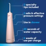 Waterpik Cordless Pulse 3100 Portable Water Flosser, Rechargeable, Pink - Image 2
