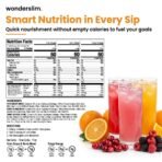 Wonderslim Protein Fruit Drink Mix with Vitamin C – Variety Pack, 7 Packets - Image 2