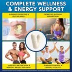 asusxcli GLP-1 Supplement - Dietary Supplement -Synbiotics - Curb Appetite, Boost Metabolism & Support Gut Health for Women & Men Lean Body Support - 90 Capsules - Image 2