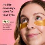 grace & stella Award Winning Eye Patches for Puffy Eyes - Birthday Gifts for Women - Under Eye Mask for Dark Circles and Undereye Bags - Gifts for Mom - Vegan Cruelty-Free Self Care (24 Pairs, Gold) - Image 2